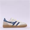 Gola Viper Leather Gumsole Retro Trainer - Off White Bone Moonlight